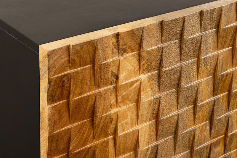 AMAZONAS solid sideboard 160cm mango wood natural front design