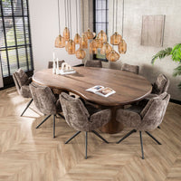 LOUNGE Armstuhl drehbar 2-er Pack / Hoven