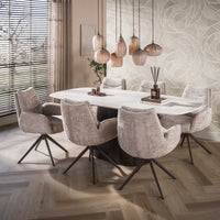 LOUNGE Armstuhl drehbar 2-er Pack / Hoven