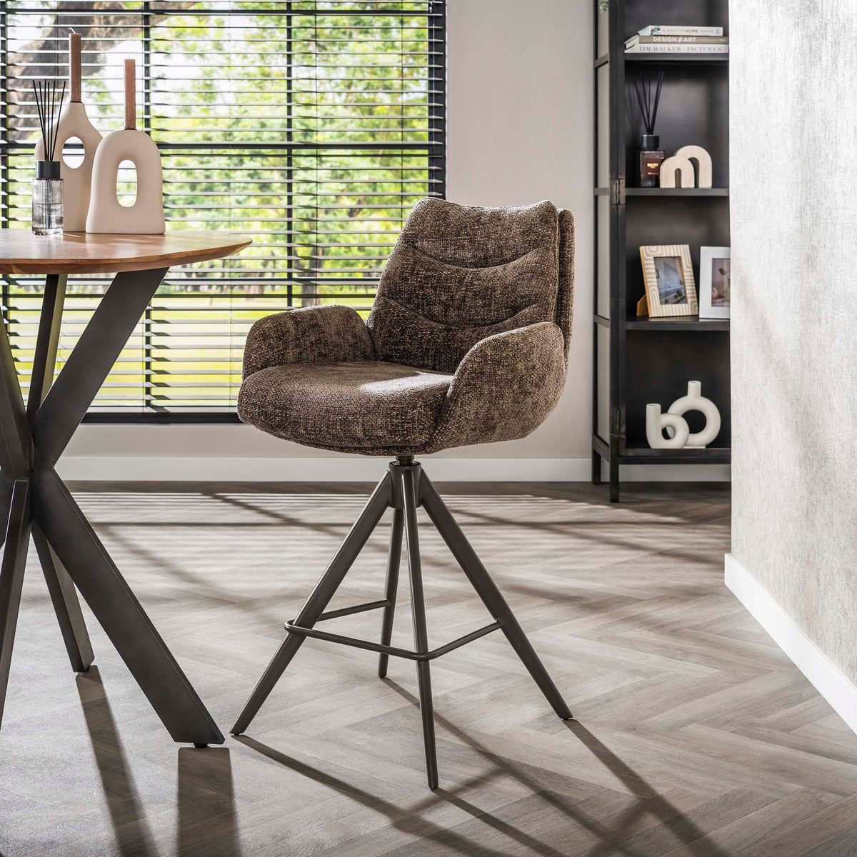 LOUNGE Barstuhl drehbar 2-er Pack / Hoven