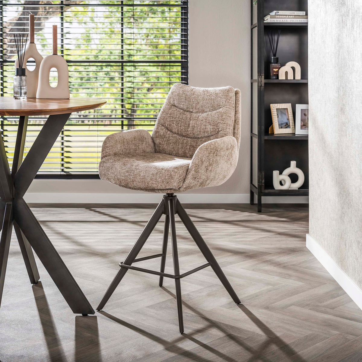LOUNGE Barstuhl drehbar 2-er Pack / Hoven
