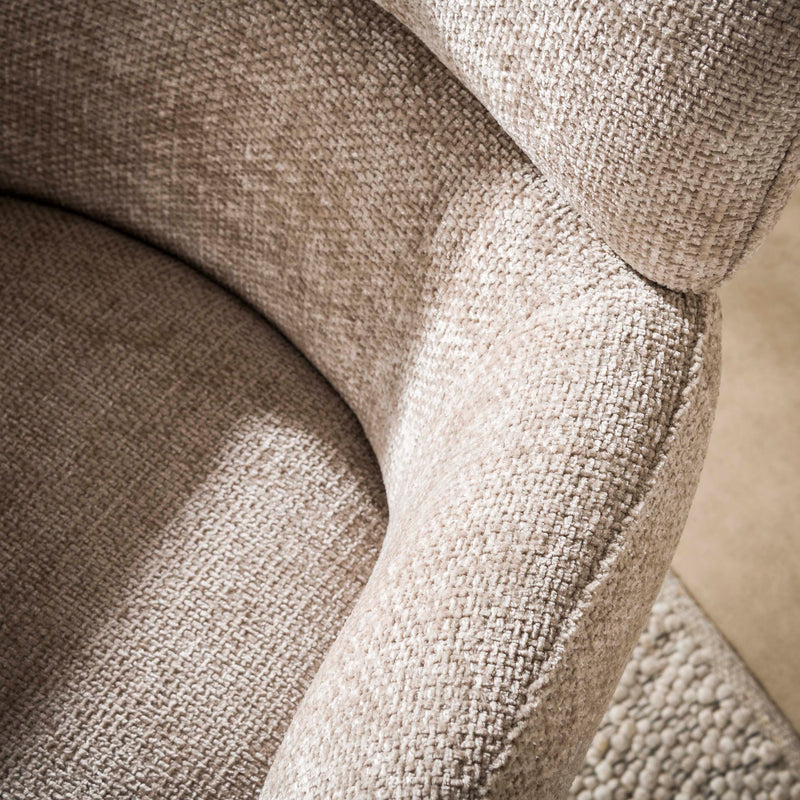 Sessel Flex drehbar / Hoven sand champagne - braun