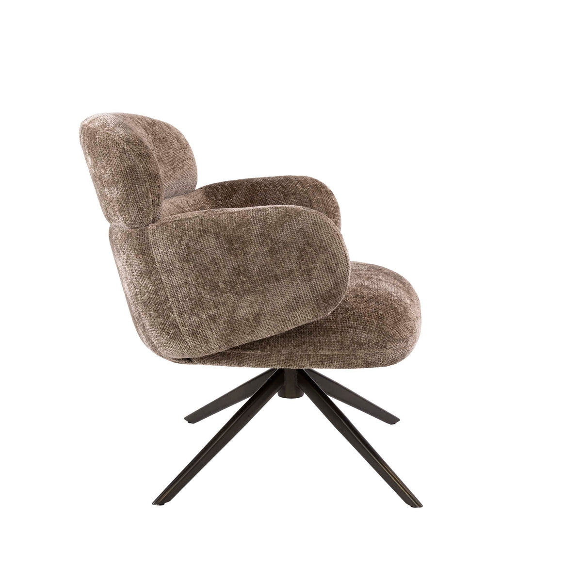 Sessel Flex drehbar / Hoven sand champagne - braun