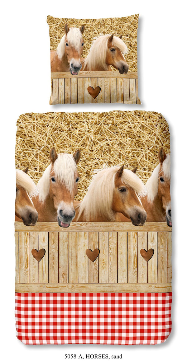 Kinderbettwäsche Horses Bettwäsche-Set