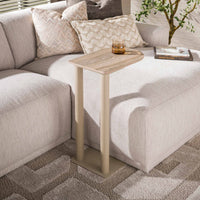 Beistelltisch Selvo / 3D travertin sand