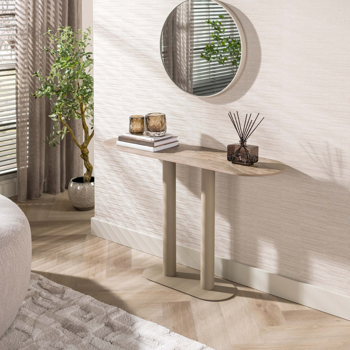 Konsolentisch Selvo / 3D travertin sand