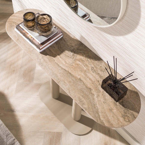 Konsolentisch Selvo / 3D travertin sand