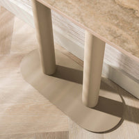 Konsolentisch Selvo / 3D travertin sand