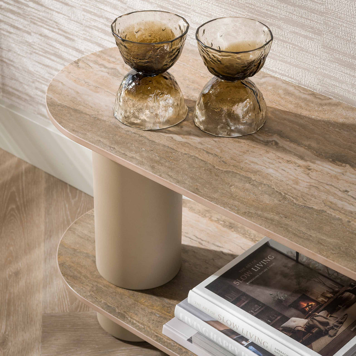 TV-Möbel Selvo 180cm / 3D travertin sand