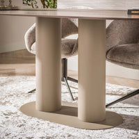 Esstisch Selvo 215cm / 3D travertin sand
