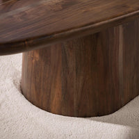 Couchtisch Central 135cm / Massiv Akazie braun