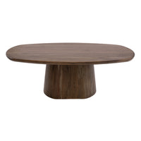 Couchtisch Central 135cm / Massiv Akazie braun