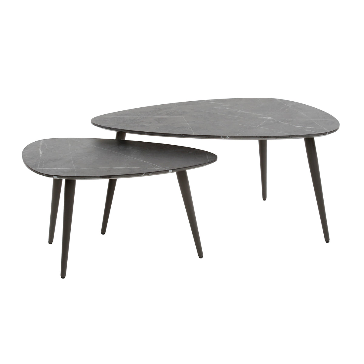 ARCHITECTURE Industrial coffee table 100cm oiled oak black frame