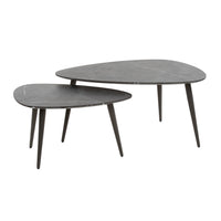 ARCHITECTURE Industrial coffee table 100cm oiled oak black frame