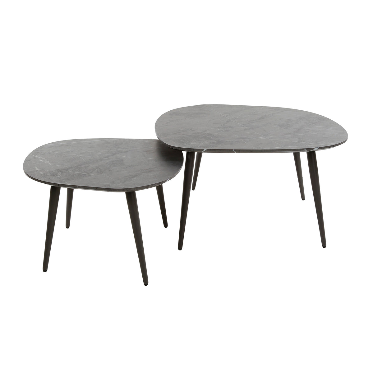 ARCHITECTURE Industrial coffee table 100cm oiled oak black frame