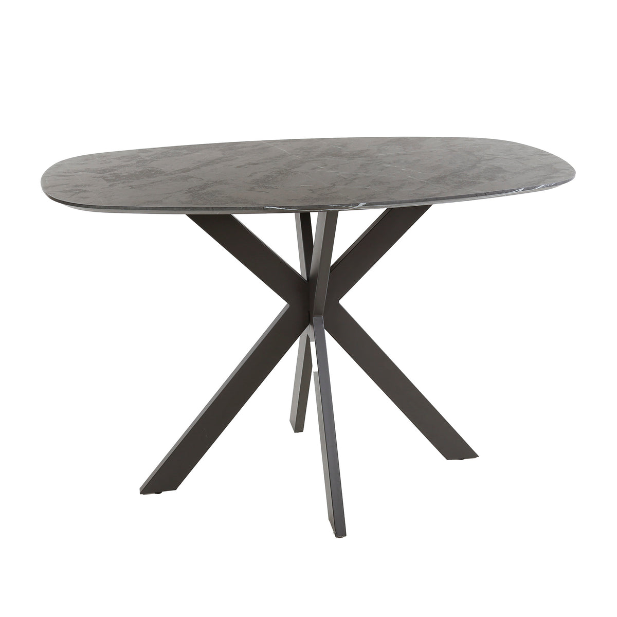 DURA STEEL Industrial console table 100cm black with two shelves