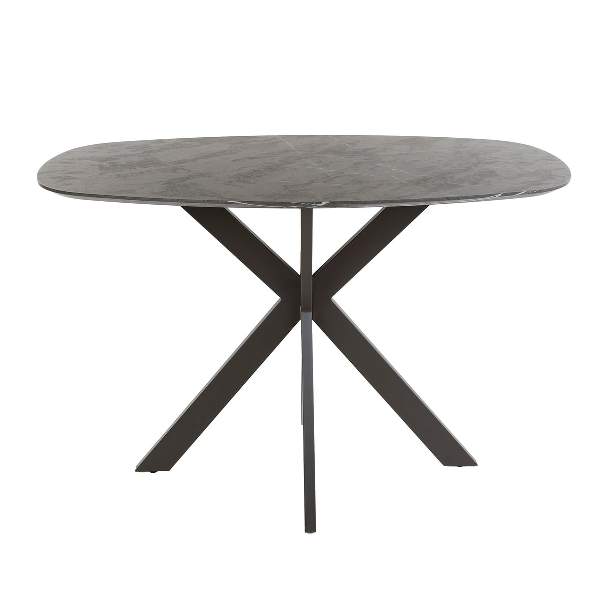 DURA STEEL Industrial console table 100cm black with two shelves