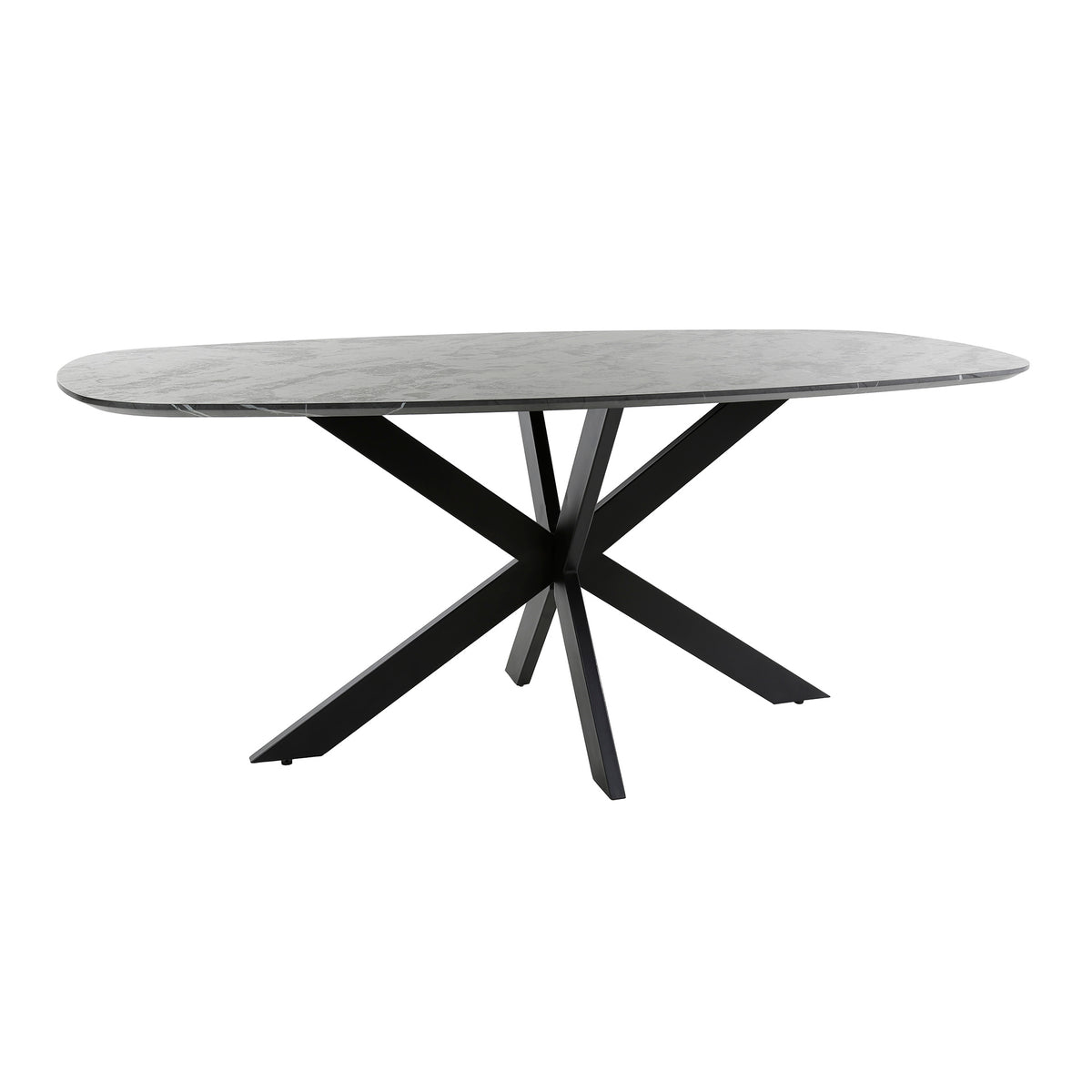 DURA STEEL Industrial console table 100cm black with two shelves