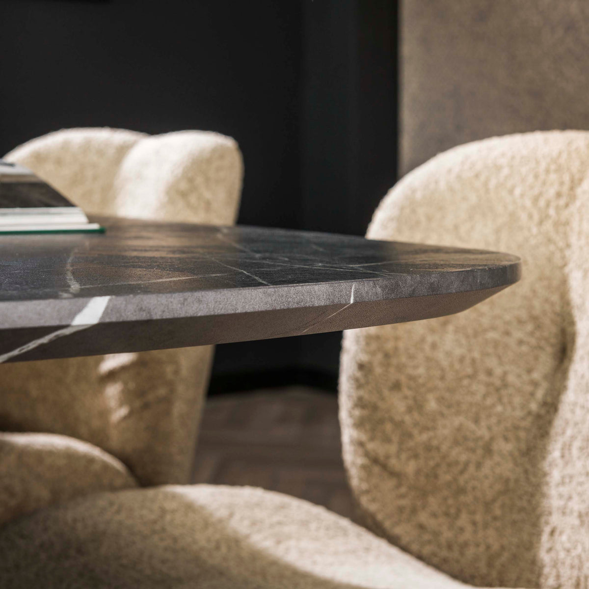 DURA STEEL Industrial console table 100cm black with two shelves