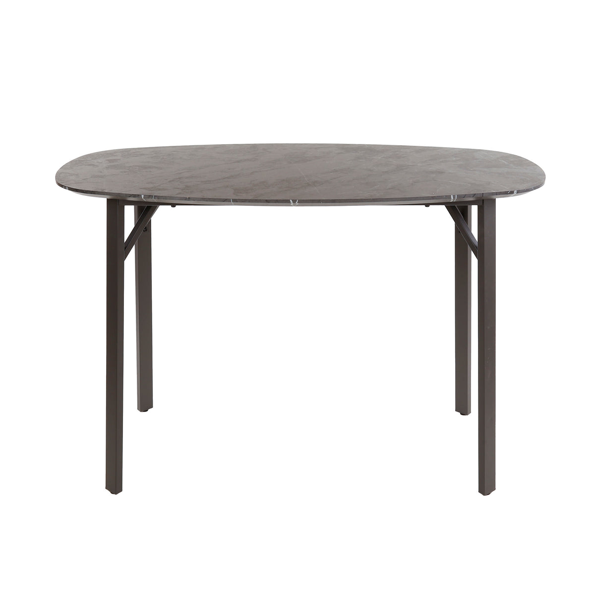 DURA STEEL Industrial console table 100cm black with two shelves