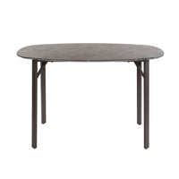 DURA STEEL Industrial console table 100cm black with two shelves