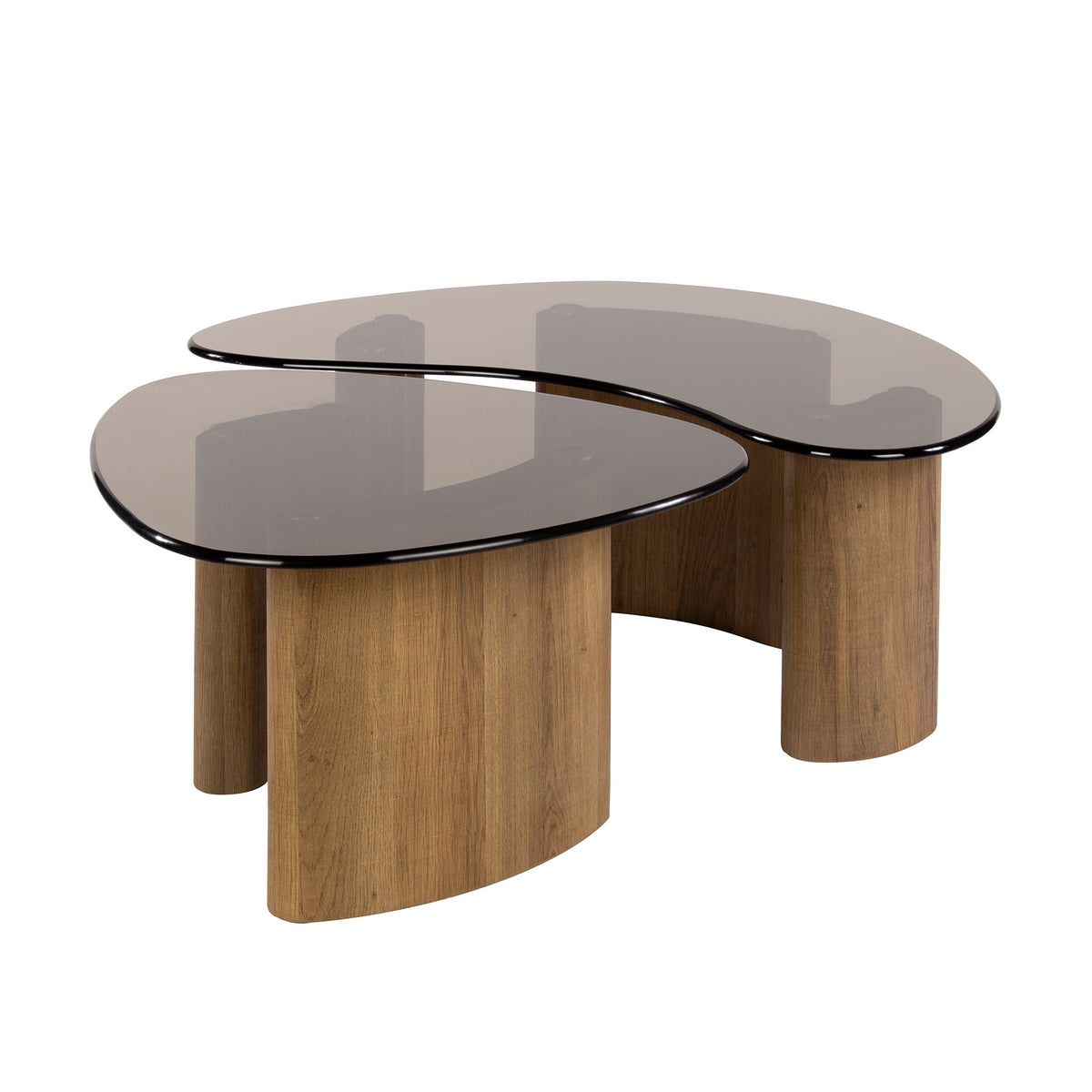 ARCHITECTURE Industrial coffee table 100cm oiled oak black frame