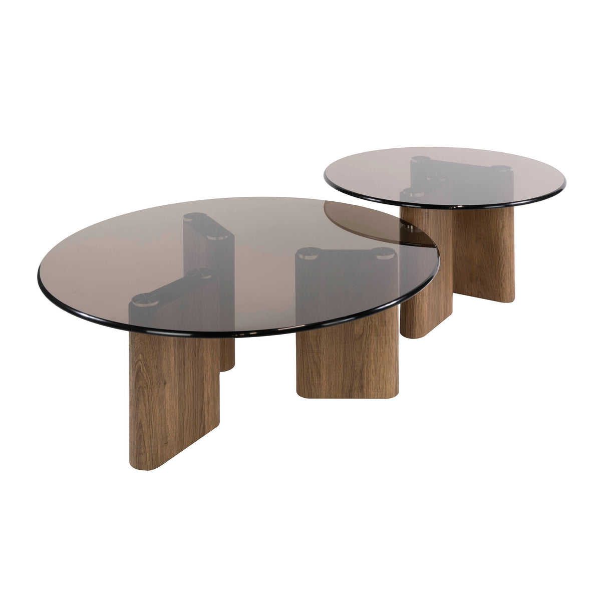 ARCHITECTURE Industrial coffee table 100cm oiled oak black frame