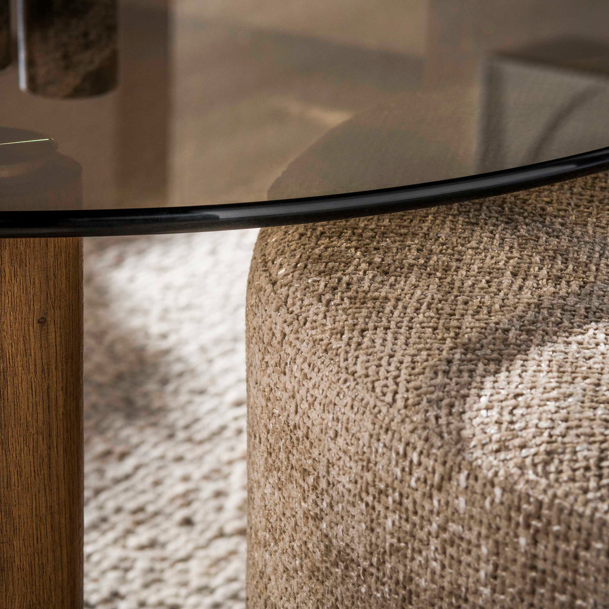 ARCHITECTURE Industrial coffee table 100cm oiled oak black frame