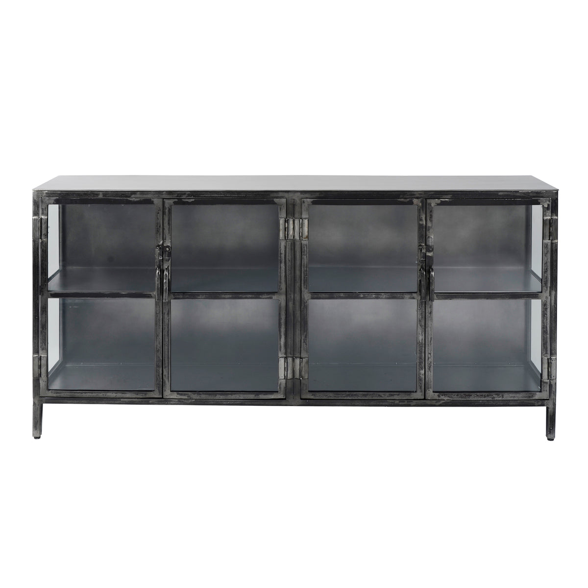 AMAZONAS Solid sideboard 150cm acacia metal tree edge