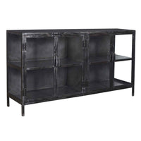 AMAZONAS Solid sideboard 150cm acacia metal tree edge
