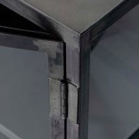 Vitrine Rift Metal 2 Türen / Gunmetal