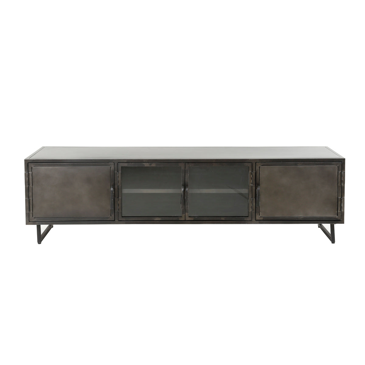 WAVE Design TV Board 160cm black mango solid wood