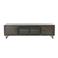 WAVE Design TV Board 160cm black mango solid wood