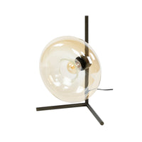 Tischleuchte SOLL 1F – 40 cm, Glas & Metall, 3 Farbvarianten