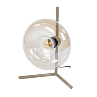 Tischleuchte SOLL 1F – 40 cm, Glas & Metall, 3 Farbvarianten