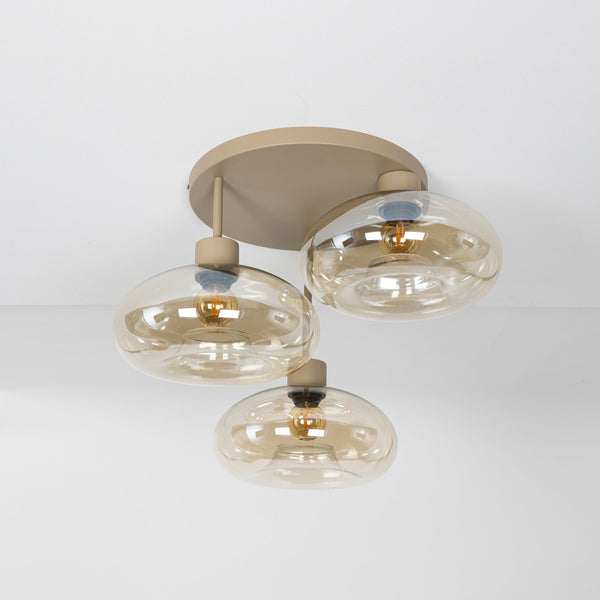 Deckenleuchte Serene 3-Fassungen / Beige