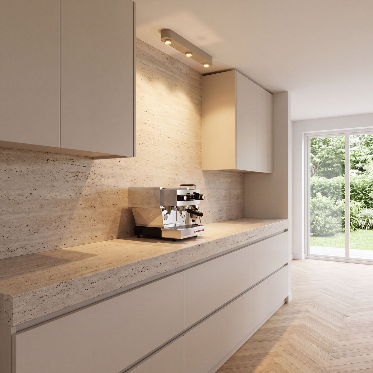 Deckenleuchte DECKENLEUCHTE BAR – 3, 5 ODER 7 SPOTS IN BRONZE & BEIGE