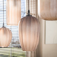 Pendelleuchte Altura 5-Fassungen / Sienna braun-frosted