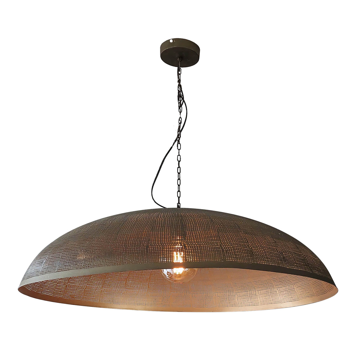 COSMIS Pendelleuchte 1-Fassung Ø90cm / Antikbronze