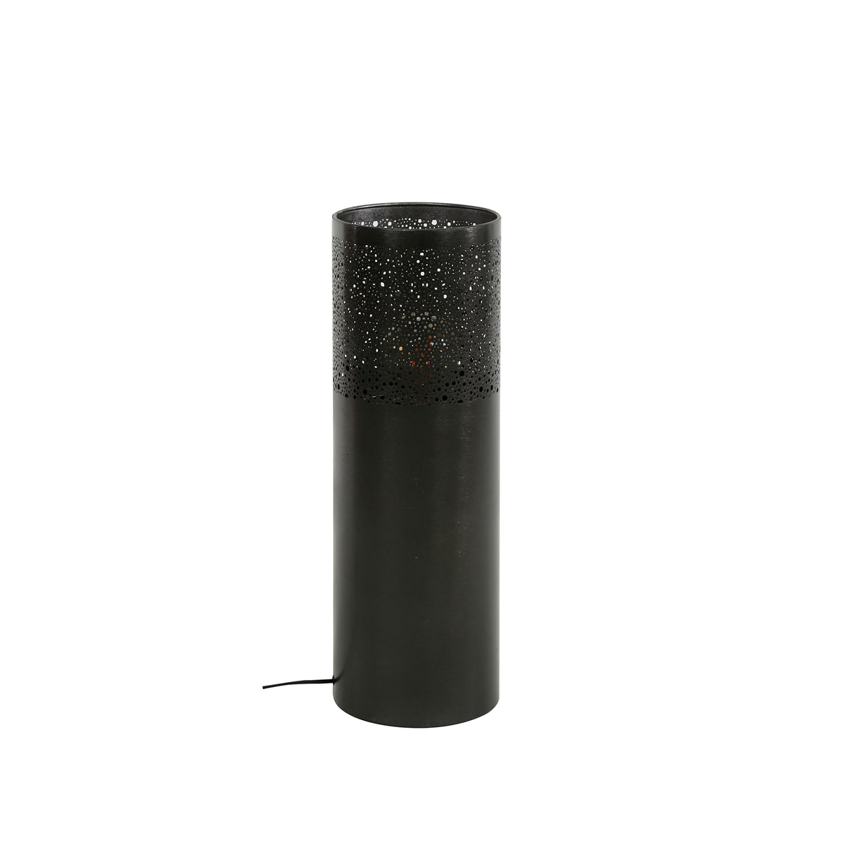 Stehleuchte Cylinder Glow 1-Fassung 60cm / Schwarznickel