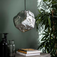 ROCK Pendelleuchte 1-Fassung / Chromglas