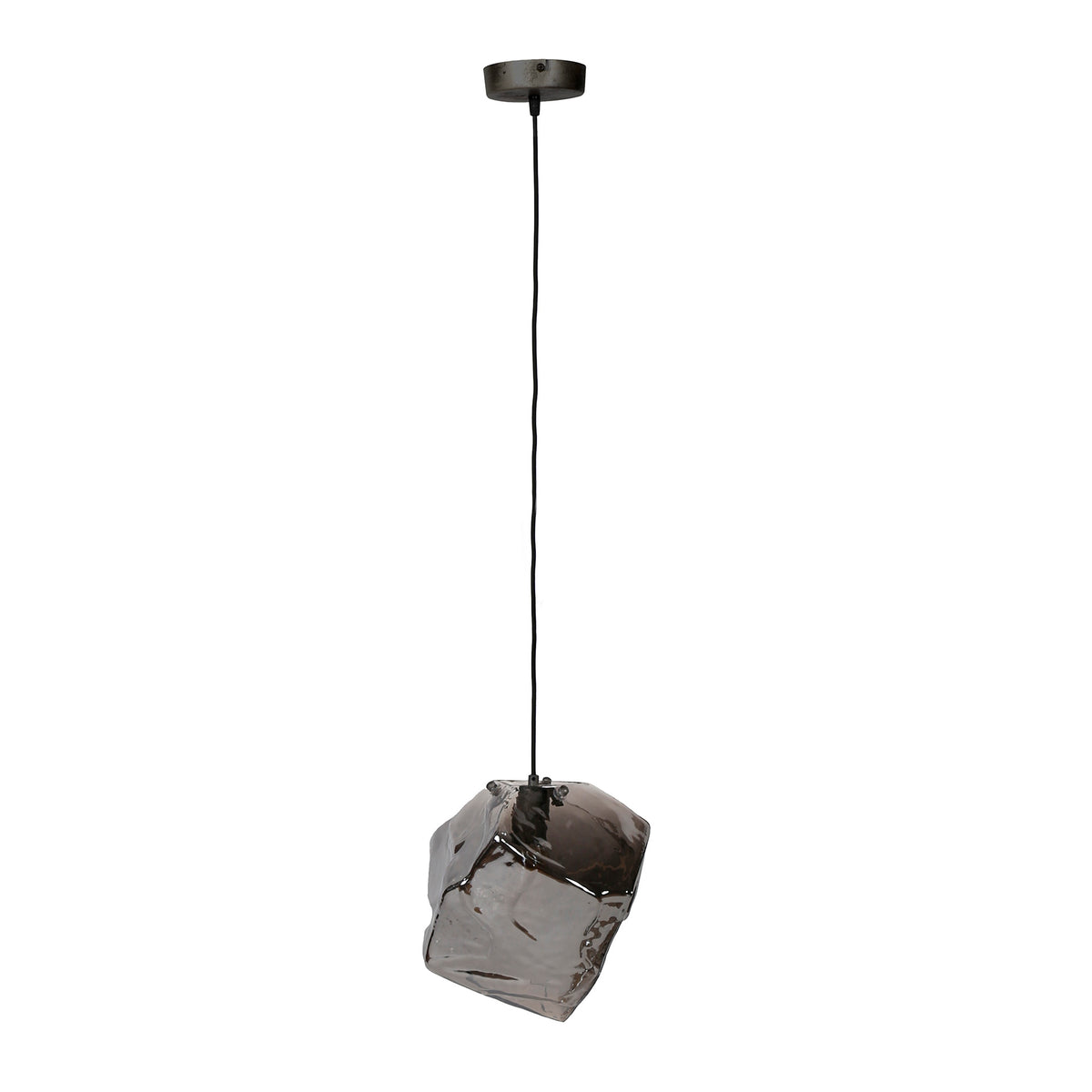 ROCK Pendelleuchte 1-Fassung / Chromglas