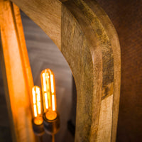 Stehleuchte Bray 3-Fassungen / Massiv Mango