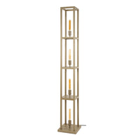 Stehleuchte QUADRA 4F – Beige & Arctic Schwarz