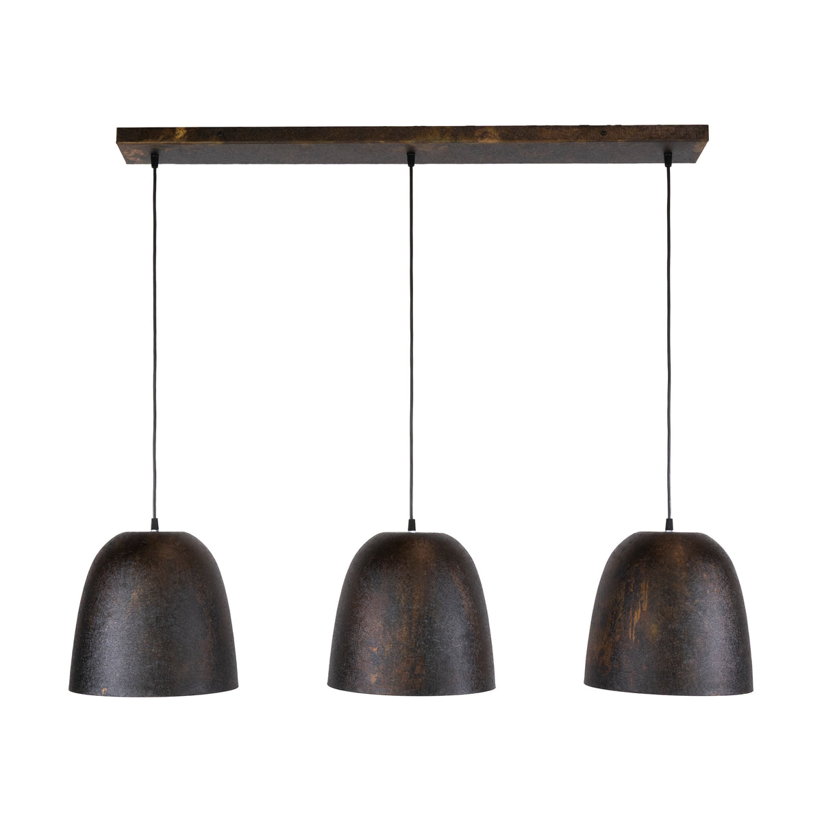 Pendelleuchte Nova 3-Fassungen / Smoked brown