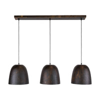 Pendelleuchte Nova 3-Fassungen / Smoked brown