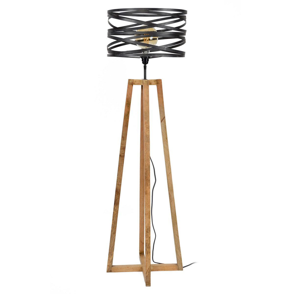 Stehleuchte Twist 1-Fassung / Slate grey