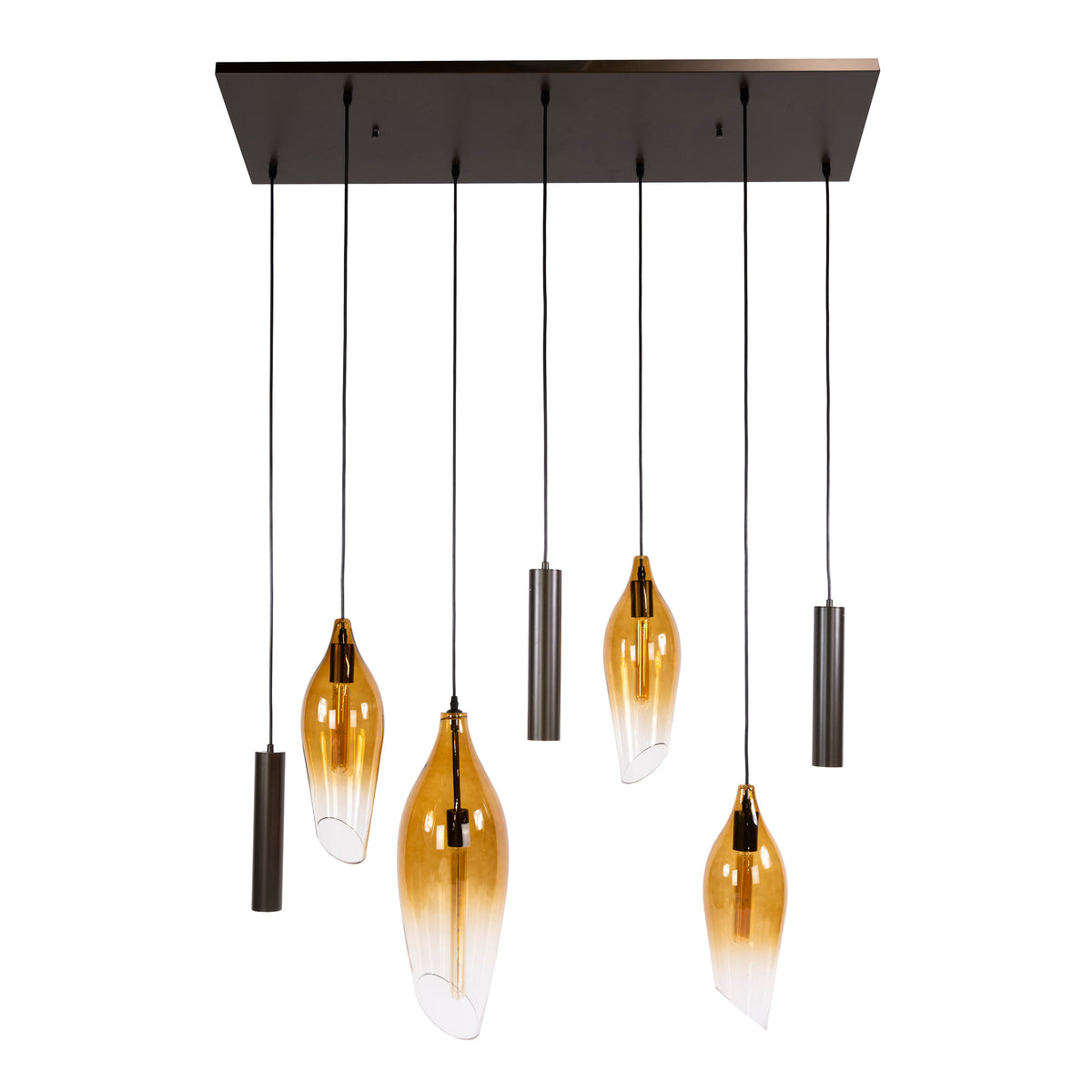 Pendelleuchte Cocoon 4+3-Fassungen