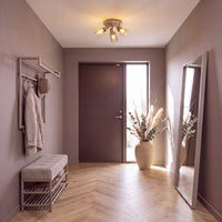 Deckenleuchte Sepiora rund 3-Fassung / Beige