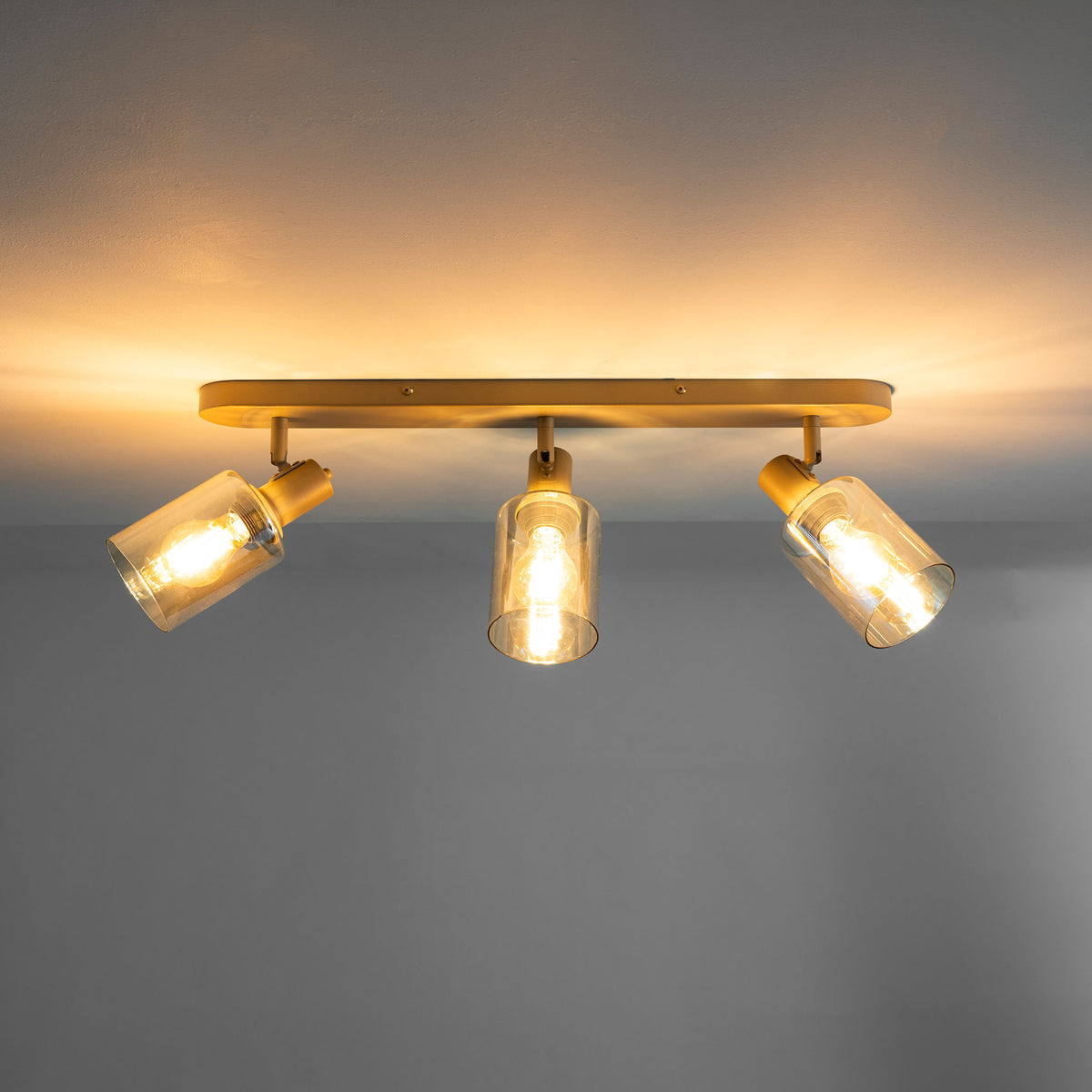 Deckenleuchte Sepiora 3-Fassung / Beige